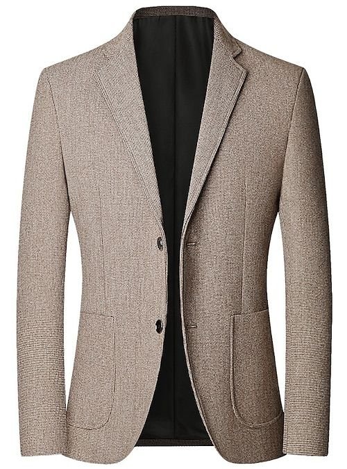 Men's Blazer with Patch Pockets