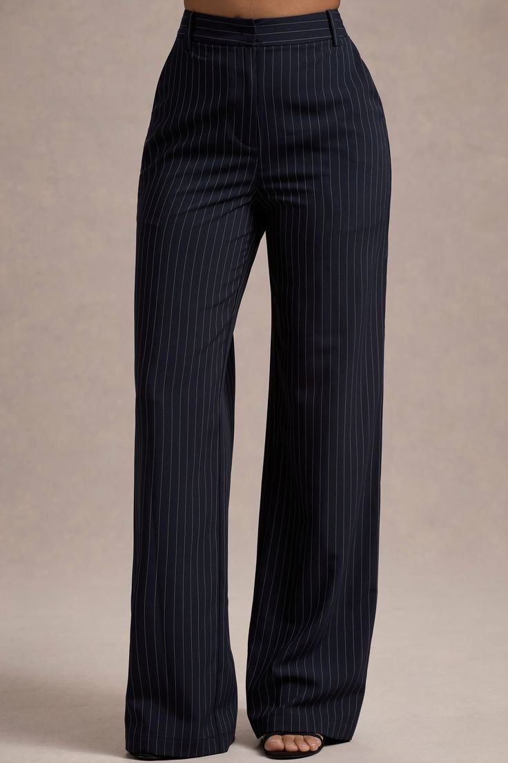 Ladies Straight Leg Wide Fit Pant