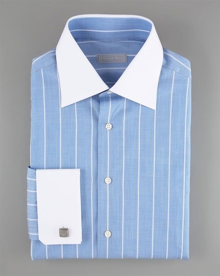 Contrast Collar & Cuffs (Banker) Shirt