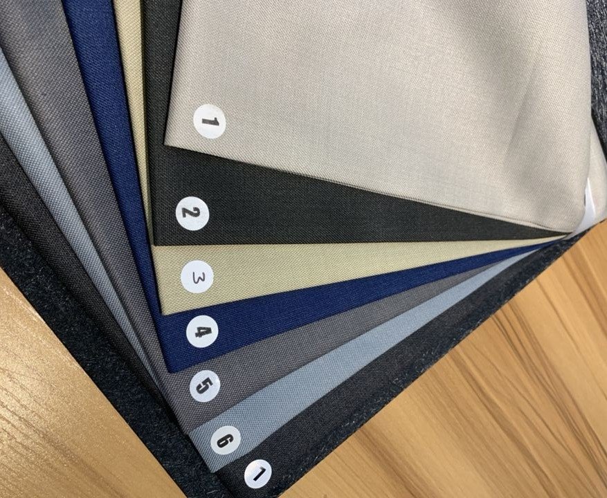 Suiting fabric plain