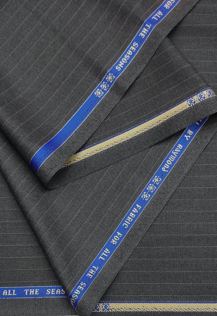 Grey with stripes suiting