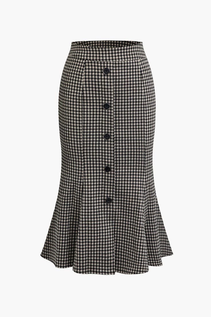 Mermaid Skirt with show buttons