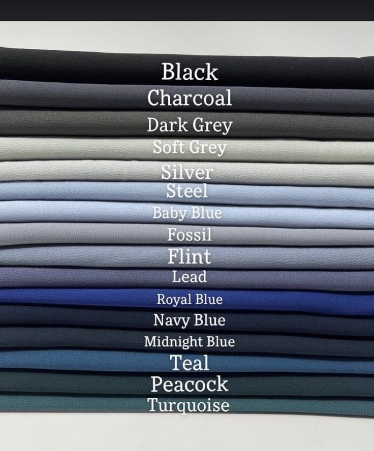 Plain Fabric colour choices